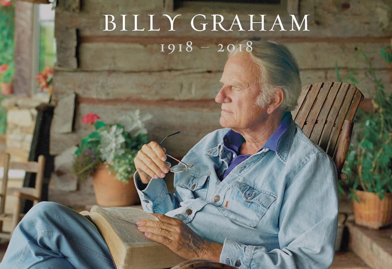 ▲빌리 그레이엄(Billy Graham) 목사의 생전 모습. 홈페이지 갈무리.
